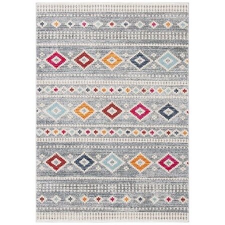 Safavieh Round Adirondack Global Area Rug, Grey & Beige - 6 x 6 ft. ADR221F-6R